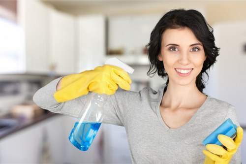 Professional brompton carpet cleaner completing a safe and careful service